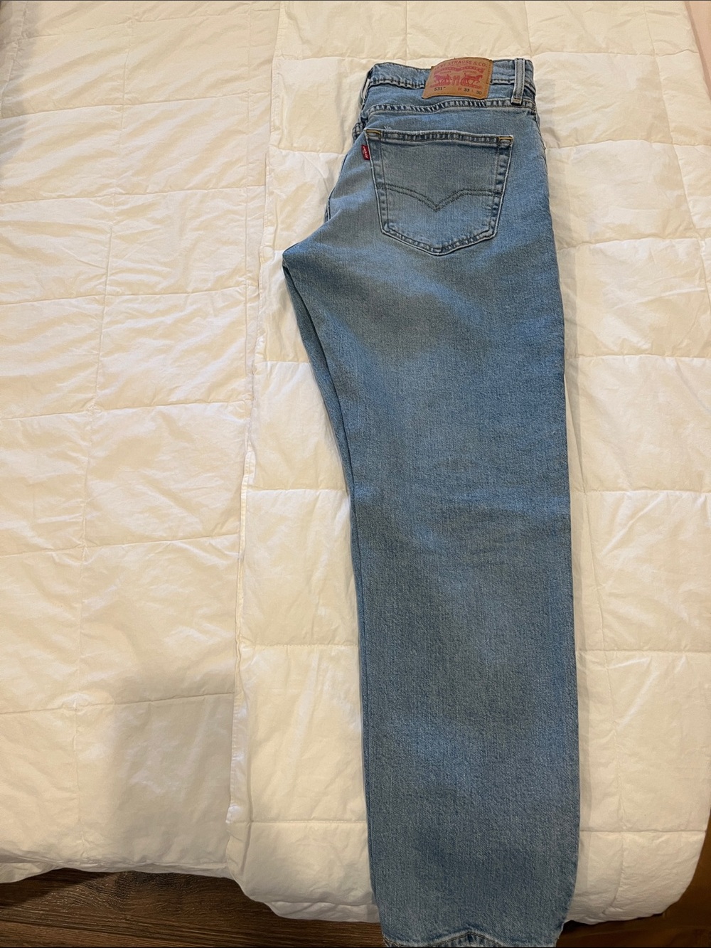 Levi's Men's Light Blue Straight-Leg Jeans